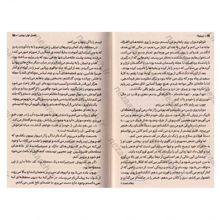 کتاب بی پروا اثر لورن رابرتس