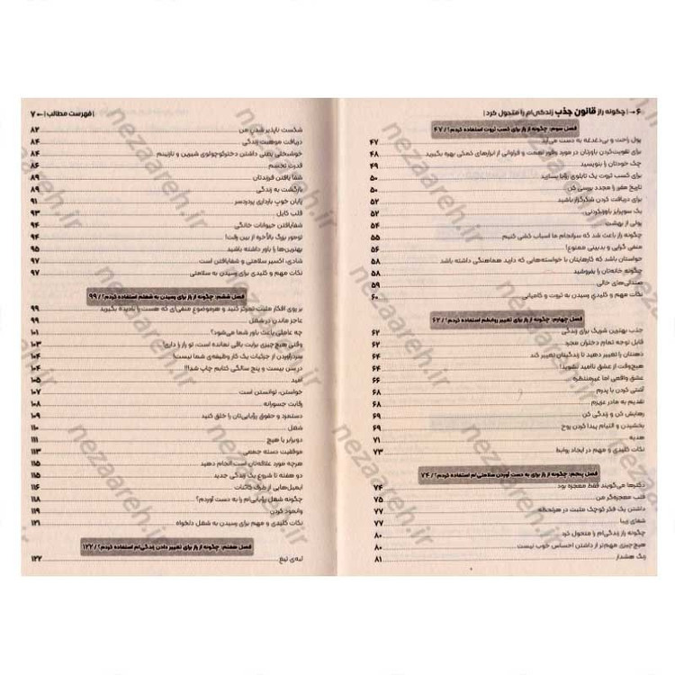 کتاب قانون جذب (چگونه راز، زندگی ام را متحول کرد) اثر راندا برن