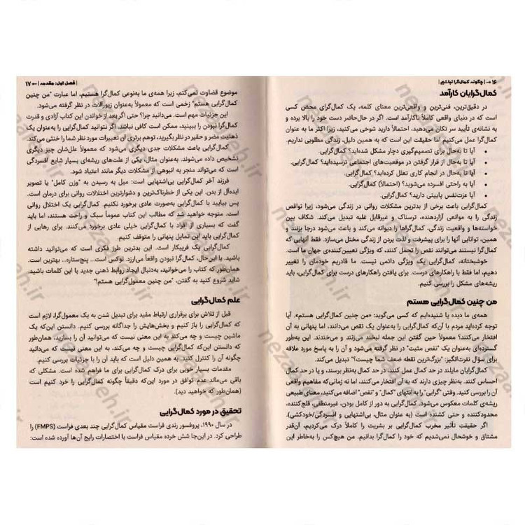 کتاب چگونه کمال گرا نباشیم (راهی جدید به سوی خودباوری، زندگی بدون ترس و رهایی از کمال گرایی) اثر استفان گایز