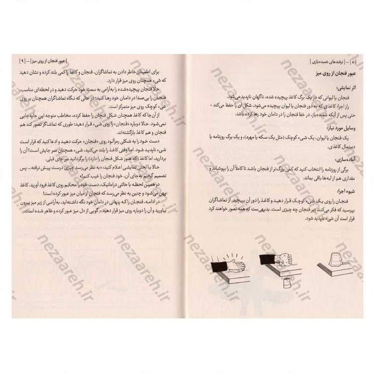 کتاب ترفند های شعبده بازی (مناسب برای سرگرمی در هر مکان و زمان)