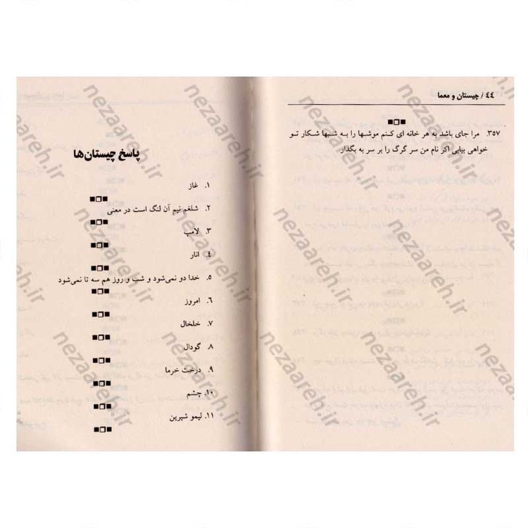 کتاب چیستان و معما