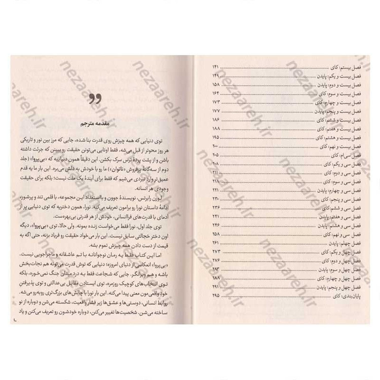 کتاب بی پروا (جایی که شجاعت، مرز دیوانگی ست) اثر لورن رابرتس