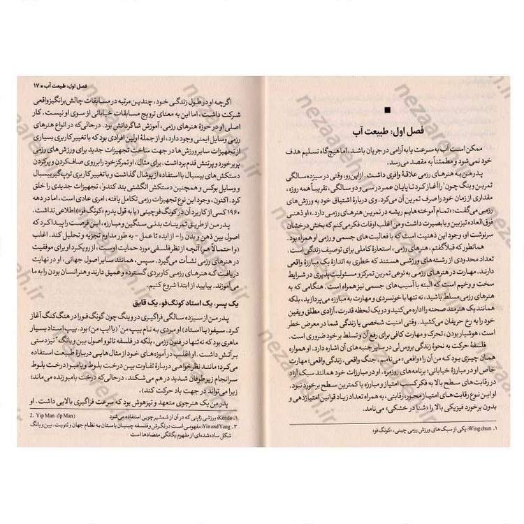 کتاب مثل آب باش دوست من (آموزه هایی از بروس لی) اثر شانون لی
