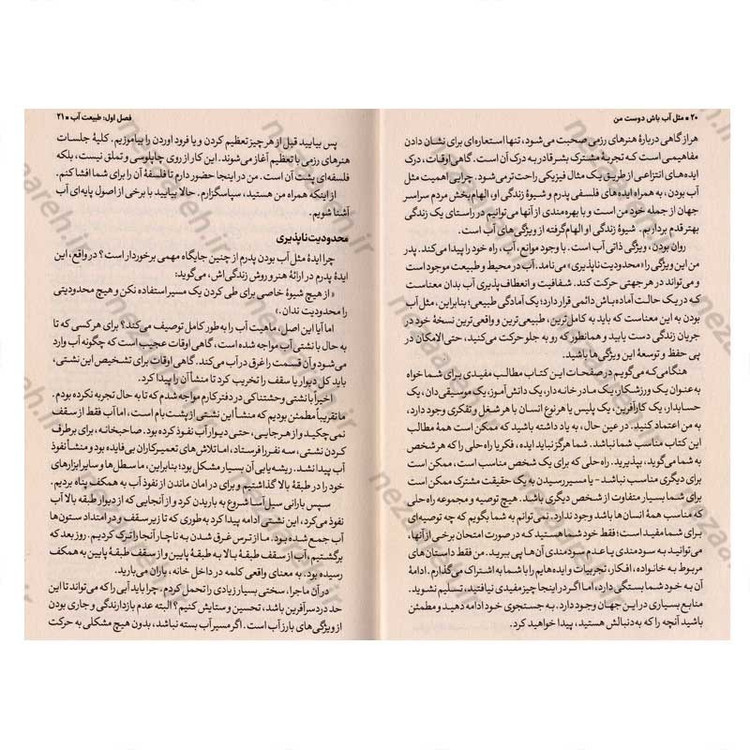 کتاب مثل آب باش دوست من (آموزه هایی از بروس لی) اثر شانون لی
