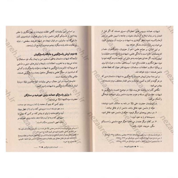 کتاب عاشورا و آشوب ها (رویکردی نو در پاسخ به شبهات عاشورایی) اثر سید مصطفی موسوی