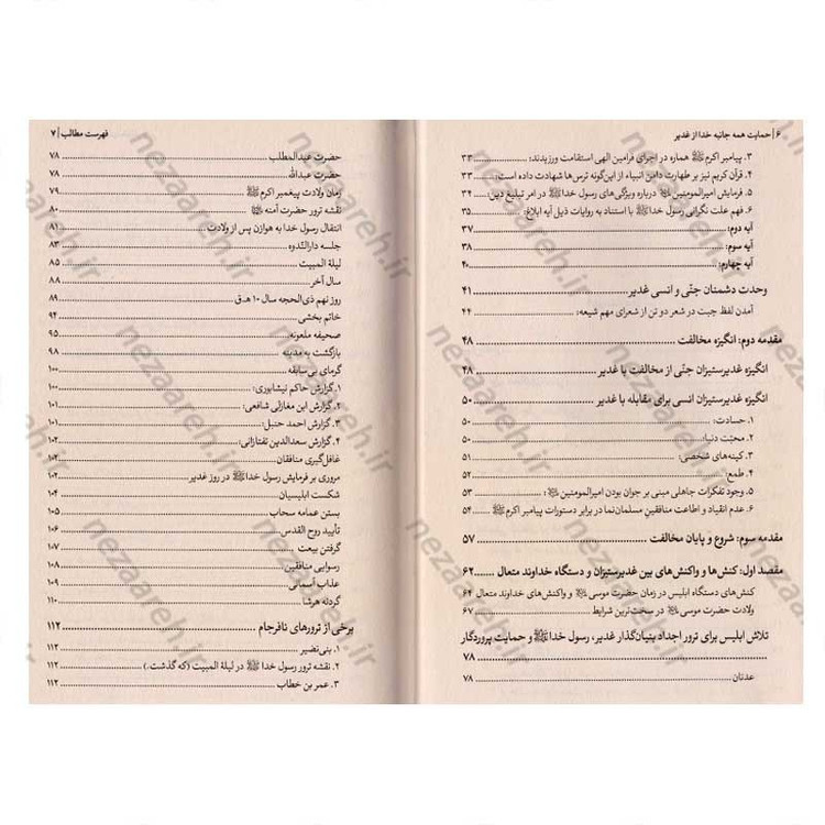 کتاب حمایت همه جانبه خداوند از غدیر