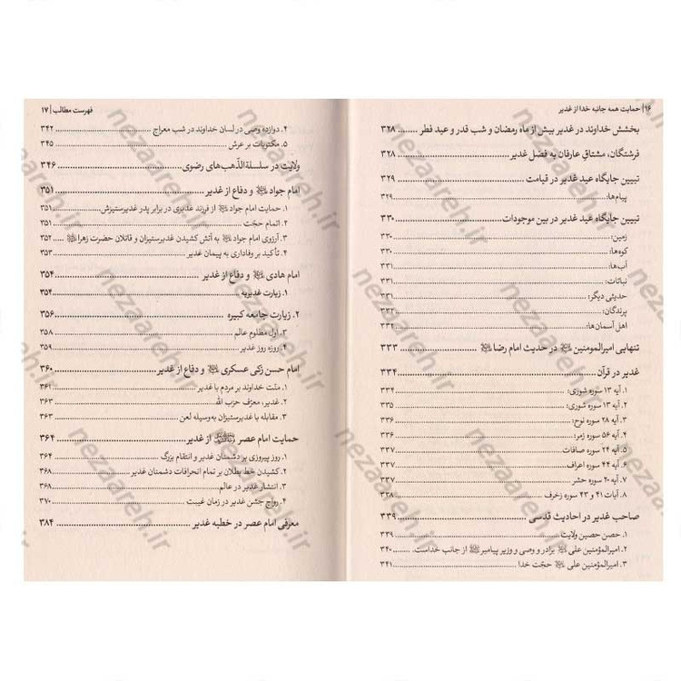 کتاب حمایت همه جانبه خداوند از غدیر