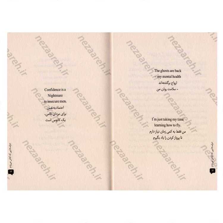 کتاب حرف هایی که کاش می زدم (متن دوزبانه) اثر کیتلین کلی