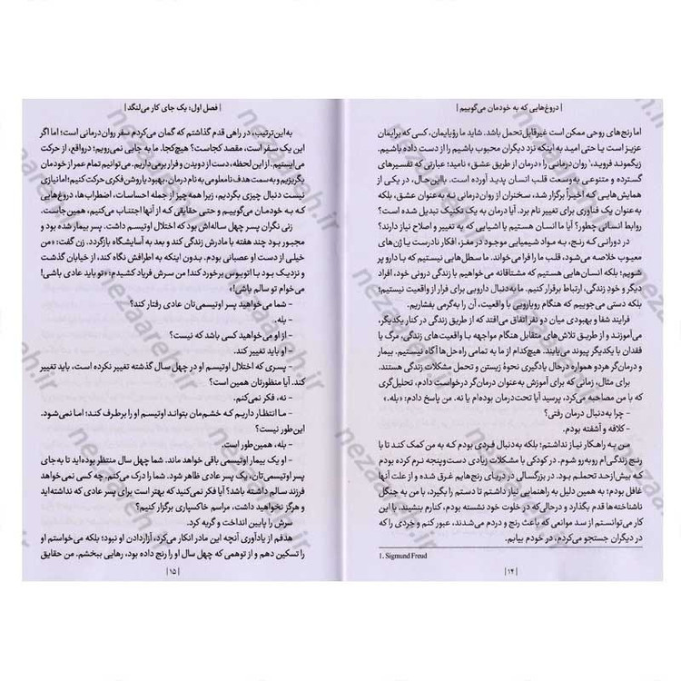کتاب دروغ هایی که به خودمان می گوییم اثر جان فردریکسون
