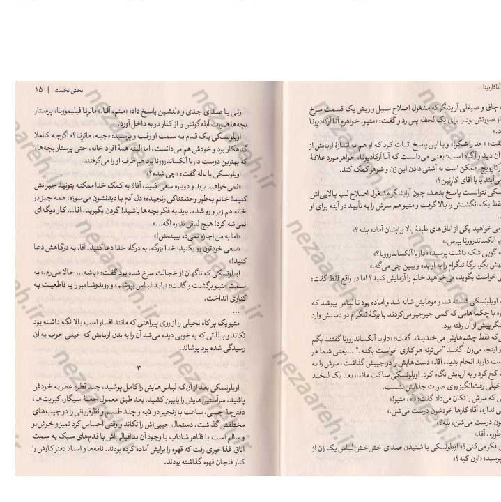 کتاب آنا کارنینا (2 جلدی) اثر لئو تولستوی