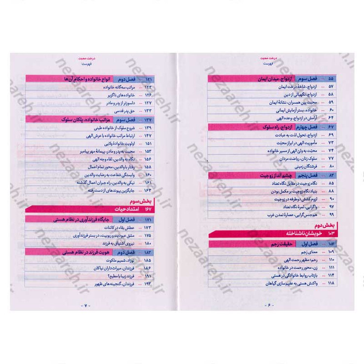 کتاب درخت محبت (نظام خانواده در اسلام) اثر حجت الاسلام محمد رضا عابدینی