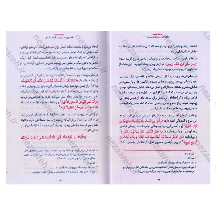 کتاب درخت محبت (نظام خانواده در اسلام) اثر حجت الاسلام محمد رضا عابدینی
