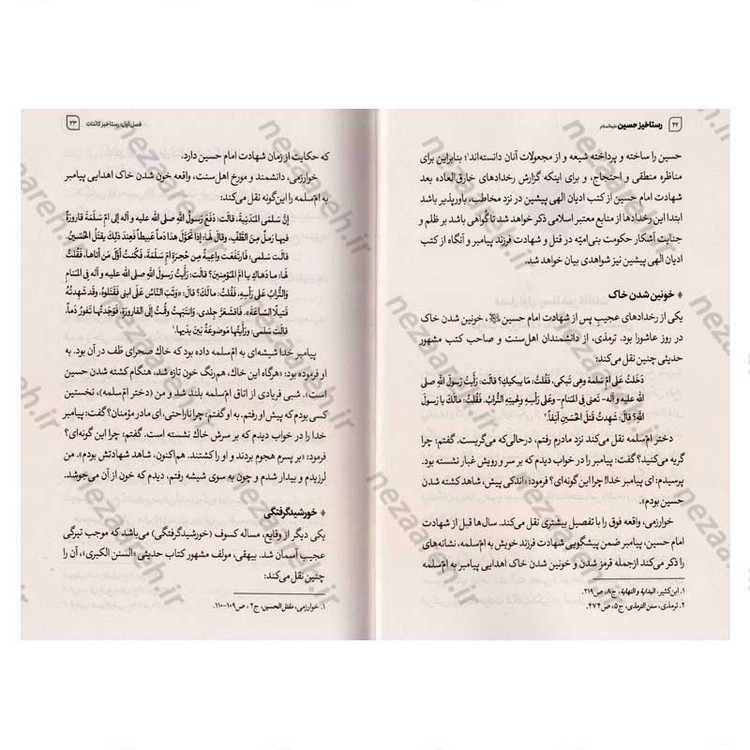 کتاب رستاخیز حسین (ع) (از عاشورا تا اربعین) اثر مصطفی امیری