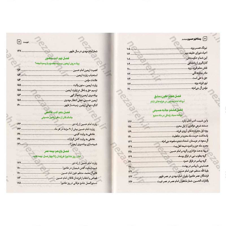 کتاب رستاخیز حسین (ع) (از عاشورا تا اربعین) اثر مصطفی امیری