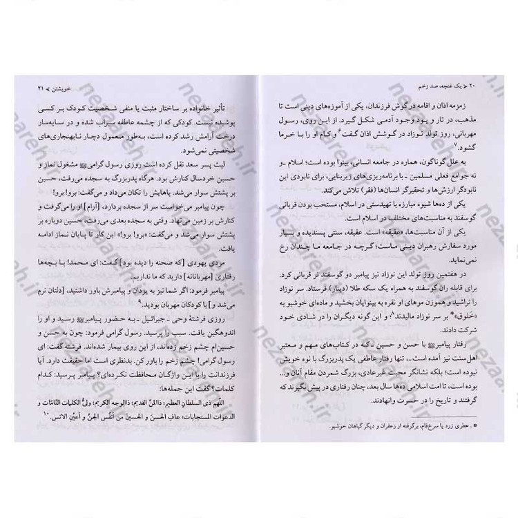کتاب یک غنچه صد زخم (نگاهی نو به زندگی و شخصیت امام حسین(ع)) اثر حسین سیدی