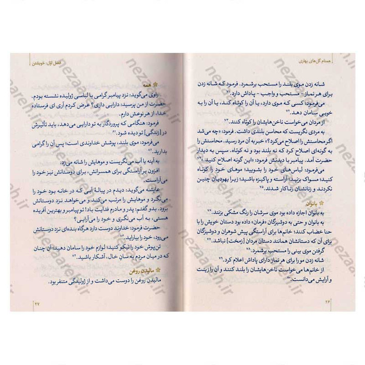 کتاب همنام گل های بهاری (نگاهی نو به زندگی و شخصیت پیامبر گرامی(ص)) اثر حسین سیدی