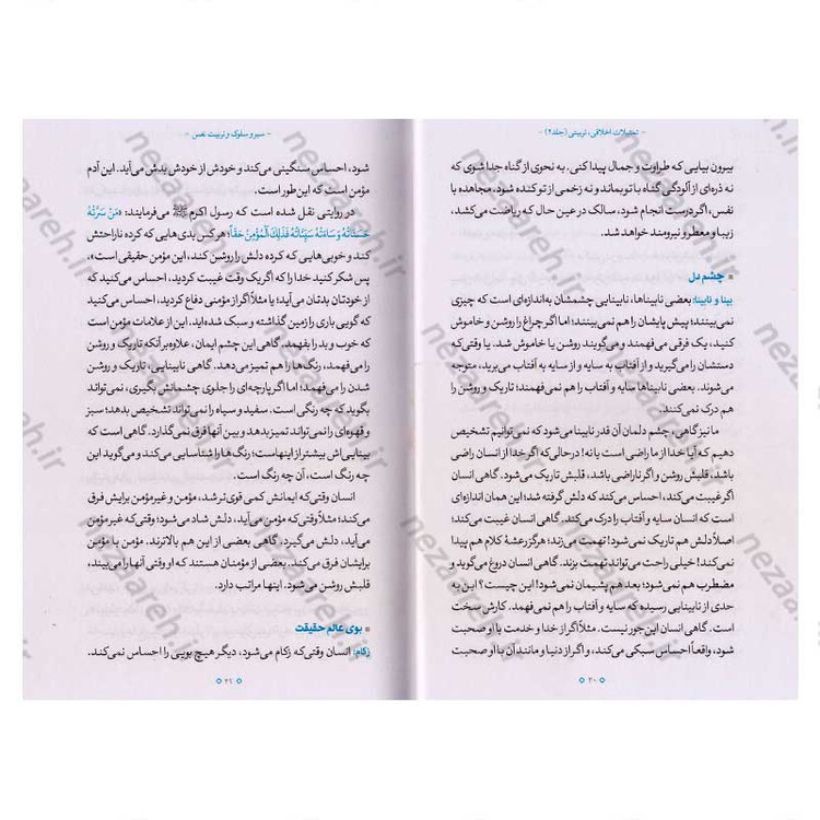کتاب تمثیلات اخلاقی تربیتی (جلد دوم) اثر آیت الله محی الدین حائری شیرازی