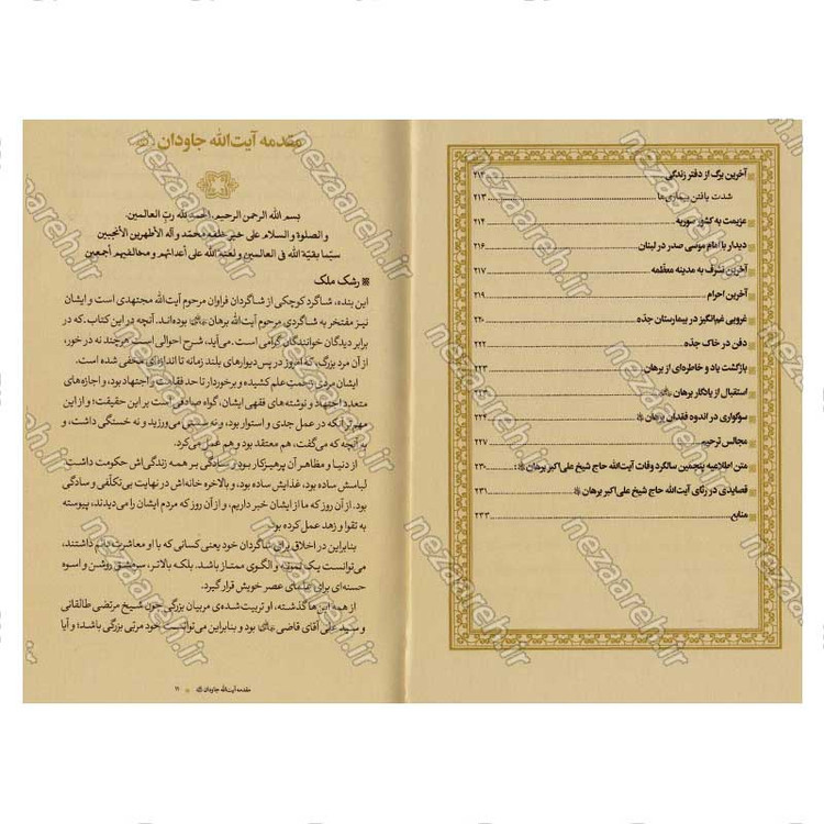 کتاب امام محله لرزاده (حاج شیخ علی اکبر برهان) نویسنده حمید سبحانی صدر