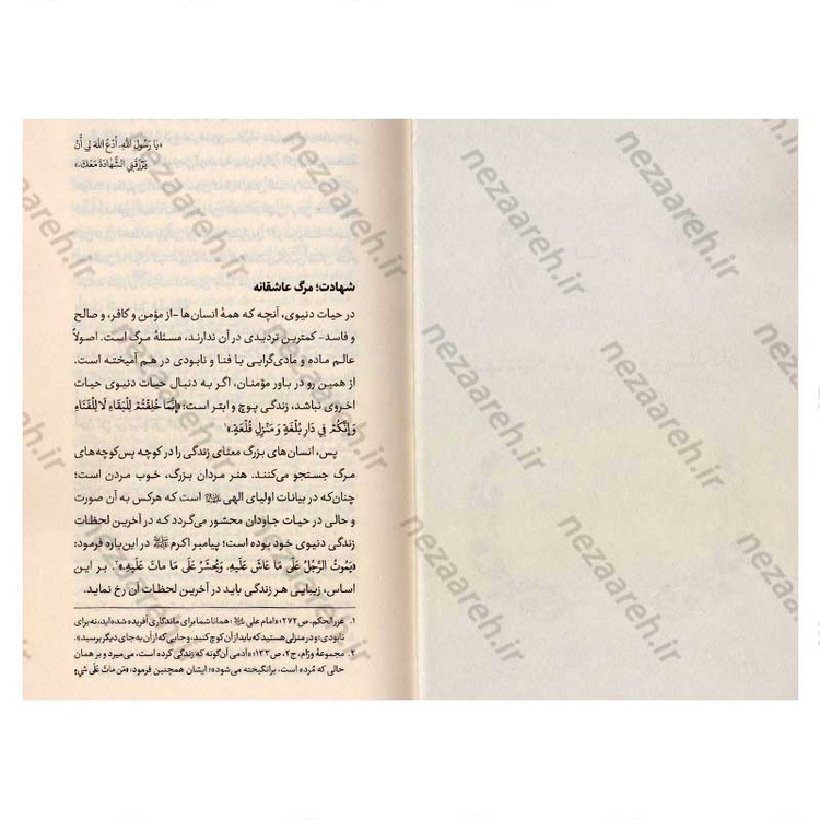 کتاب شهید (رهیافتی به راز و رمز مقام شهادت) اثر محمد تقی فیاض بخش