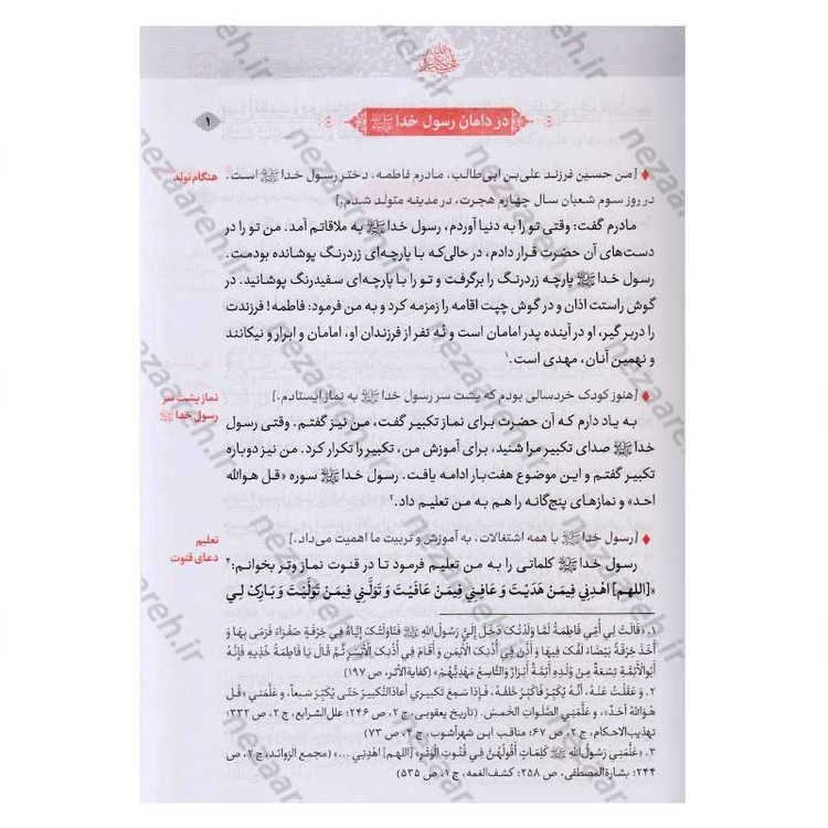کتاب حسین از زبان حسین (زندگی و زمانه امام حسین(ع) از زبان ایشان) اثر محمد محمدیان