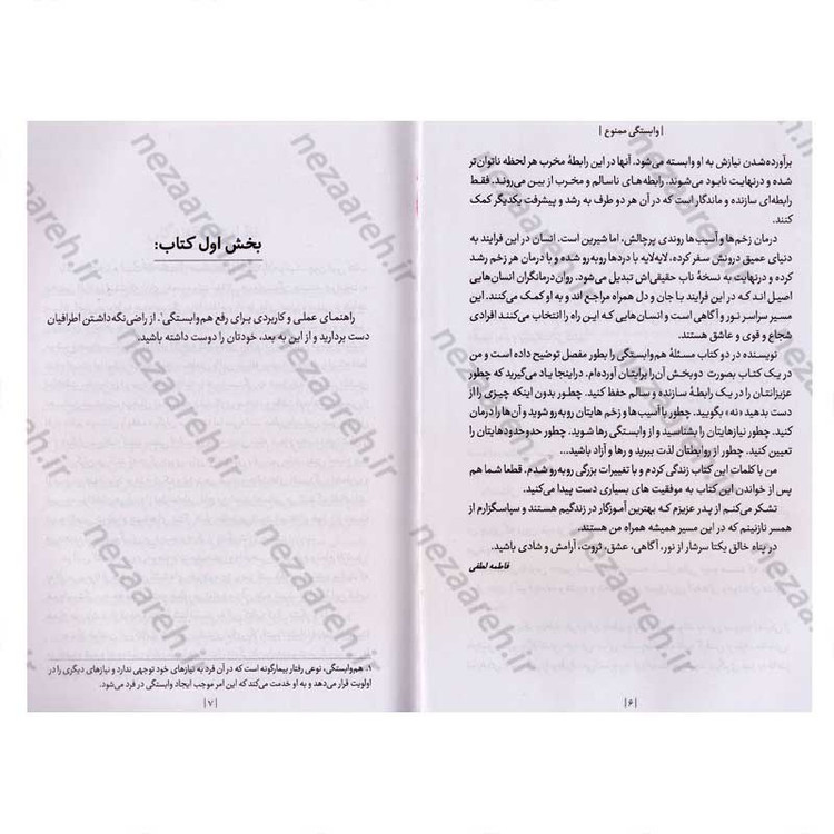 کتاب وابستگی ممنوع اثر آندری ندلکو