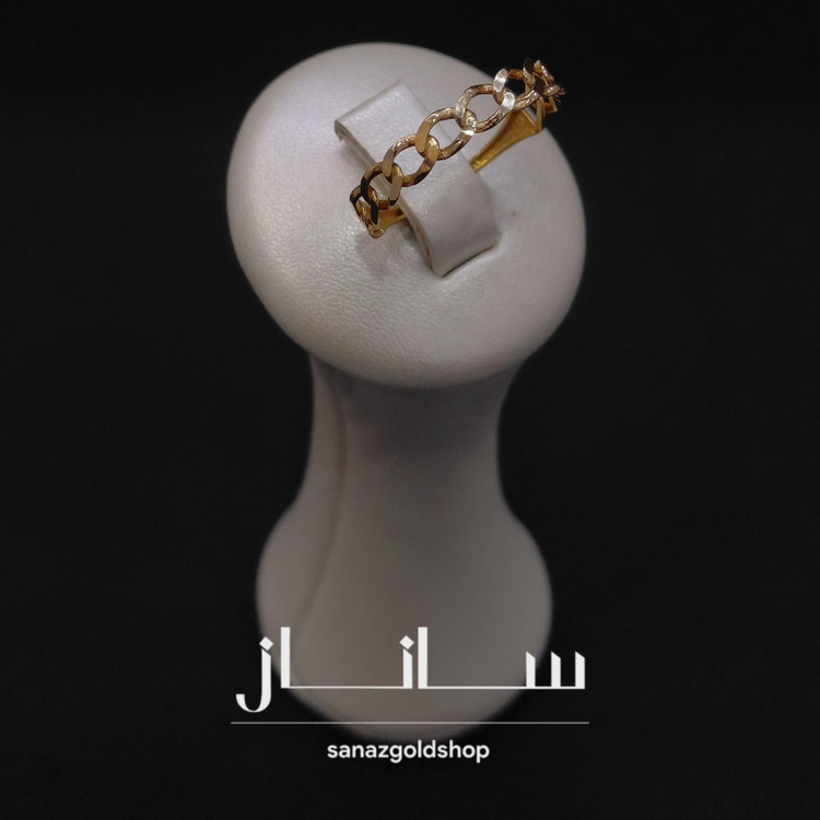 انگشتر مینیمال کارتیر 18عیار ارسال رایگان گالری طلای ساناز