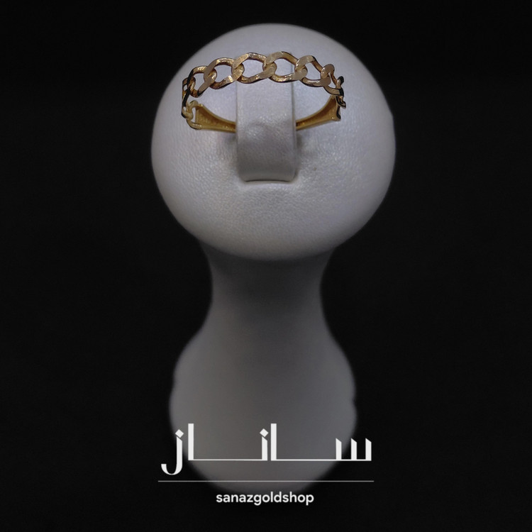 انگشتر مینیمال کارتیر 18عیار ارسال رایگان گالری طلای ساناز