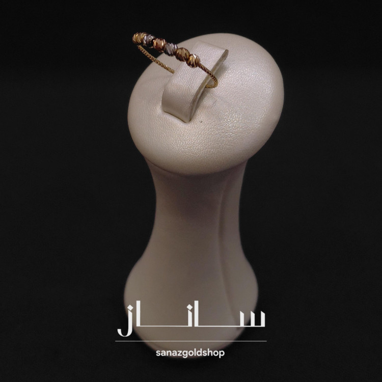 انگشتر مینیمال طرح البرنادو 18عیار ارسال رایگان گالری طلای ساناز
