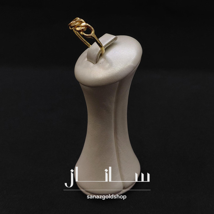 انگشتر مینیمال طرح کارتیه 18عیار ارسال رایگان گالری طلای ساناز