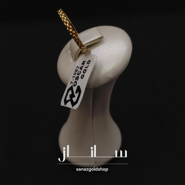 انگشتر مینیمال طرح رولکس 18عیار ارسال رایگان گالری طلای ساناز