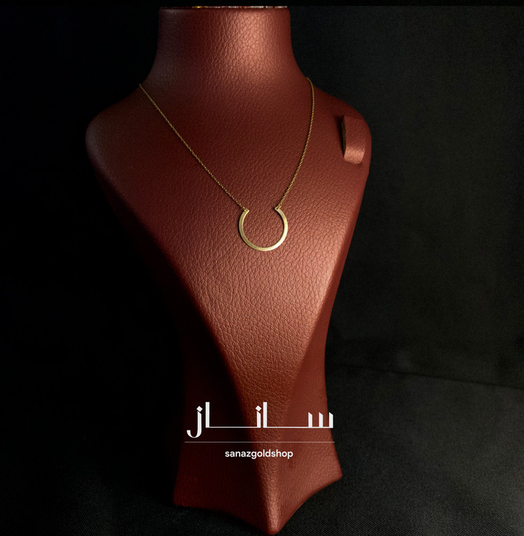 گردنبند نعلی طلای 18 عیار ارسال رایگان گالری طلای ساناز