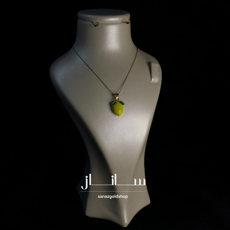 آویز فانتزی با حلقه طلای 18 عیار ارسال رایگان گالری طلای ساناز