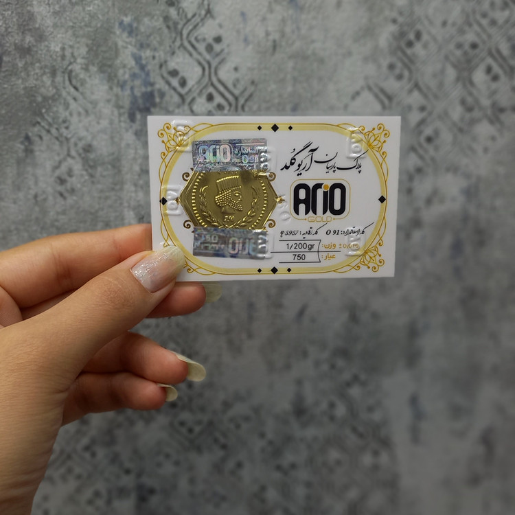 سکه پارسیان آریوگلد 1.200 گرم طلای 18 عیار با وکیوم شرکتی و کد استعلام