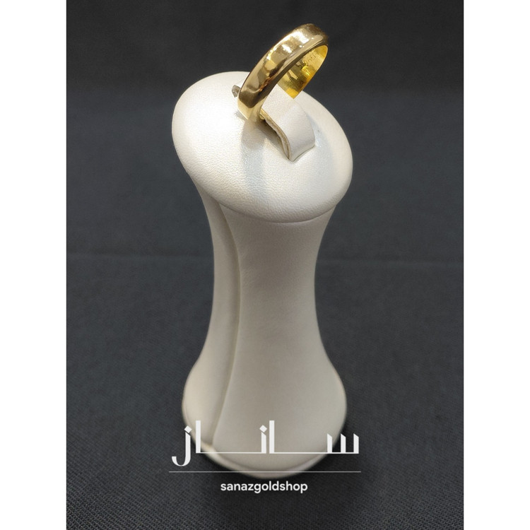 انگشتر حلقه 18 عیار کم اجرت ارسال رایگان گالری طلای ساناز