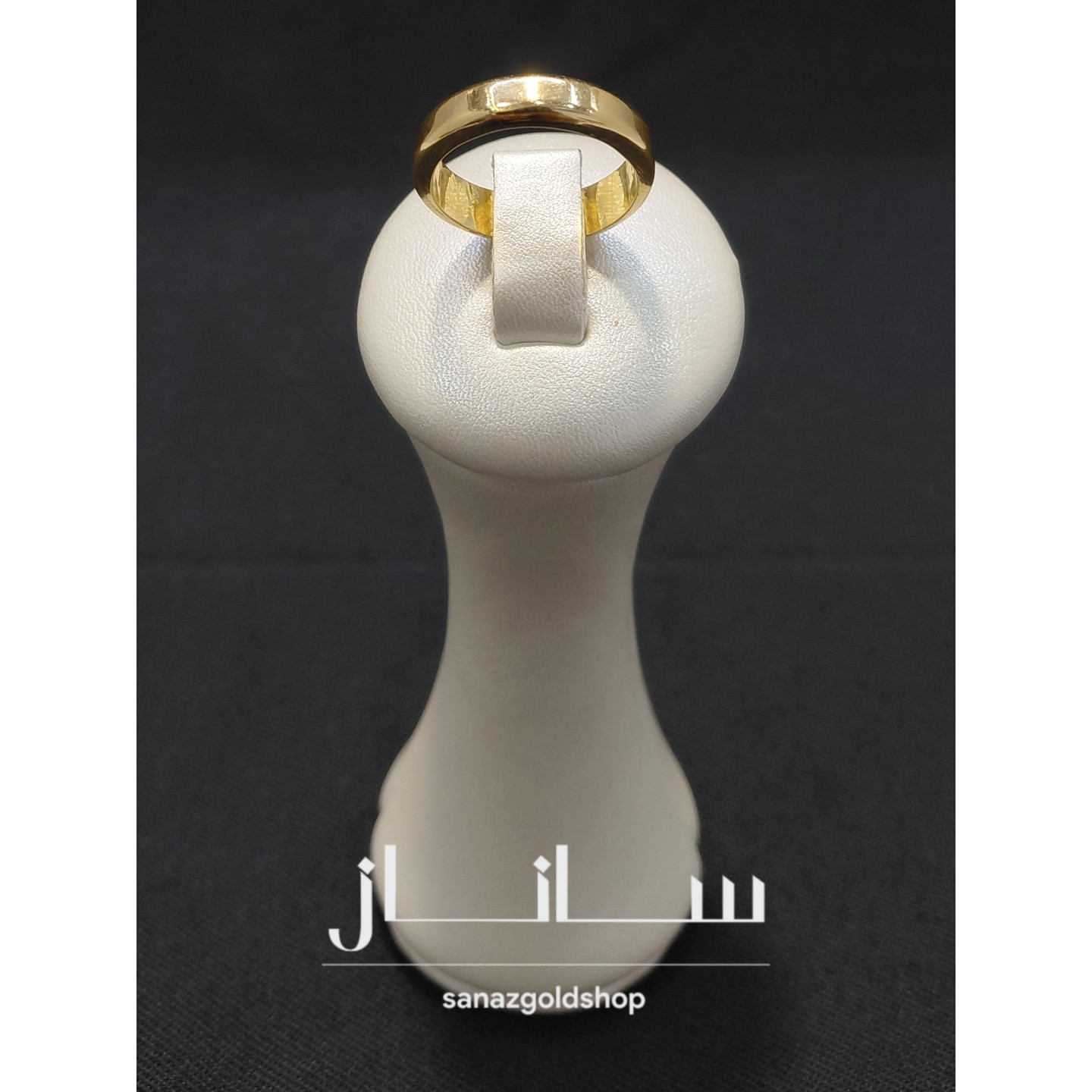 انگشتر حلقه 18 عیار کم اجرت ارسال رایگان گالری طلای ساناز