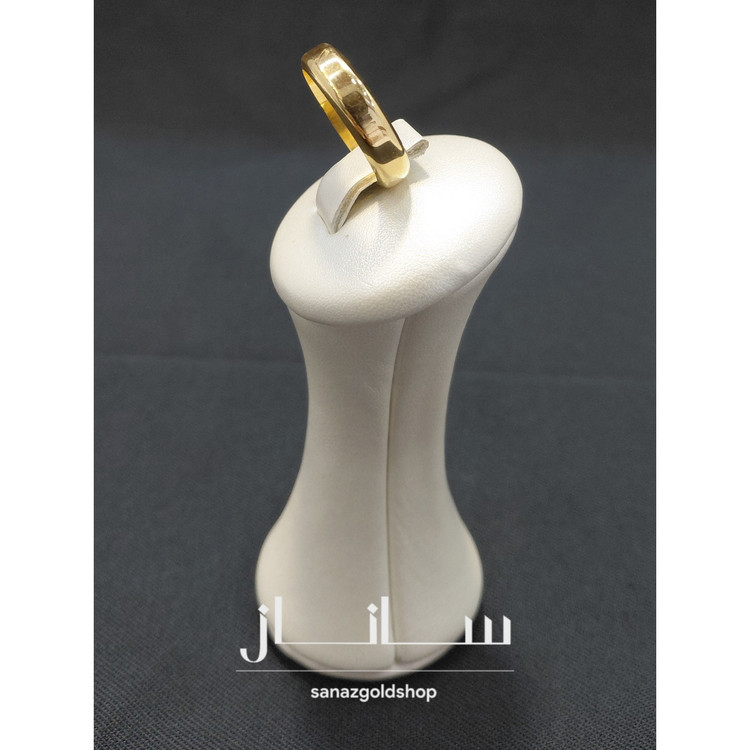انگشتر حلقه 18 عیار کم اجرت ارسال رایگان گالری طلای ساناز