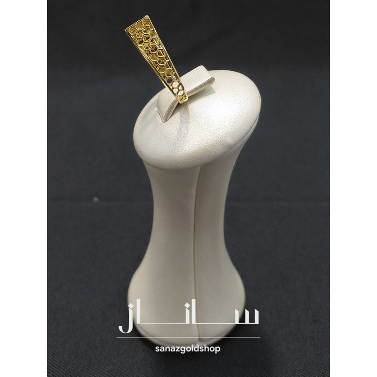 انگشتر طرح کندو 18 عیار کم اجرت ارسال رایگان گالری طلای ساناز