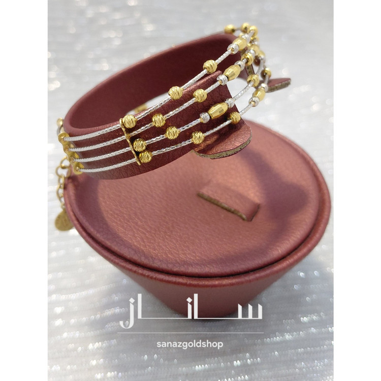 بنگل البرنادو 18 عیار کم اجرت ارسال رایگان گالری طلای ساناز