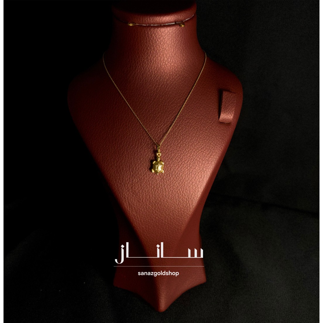 پلاک لاکپشت طلای 18 عیار ( ارسال رایگان )