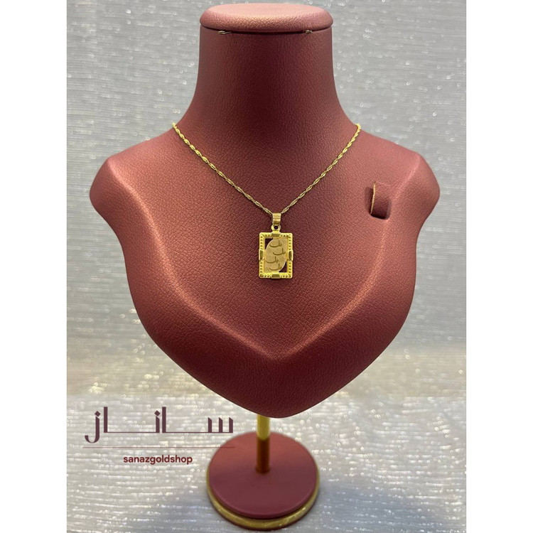 پلاک چهارقل 18 عیار کم اجرت ارسال رایگان گالری طلای ساناز