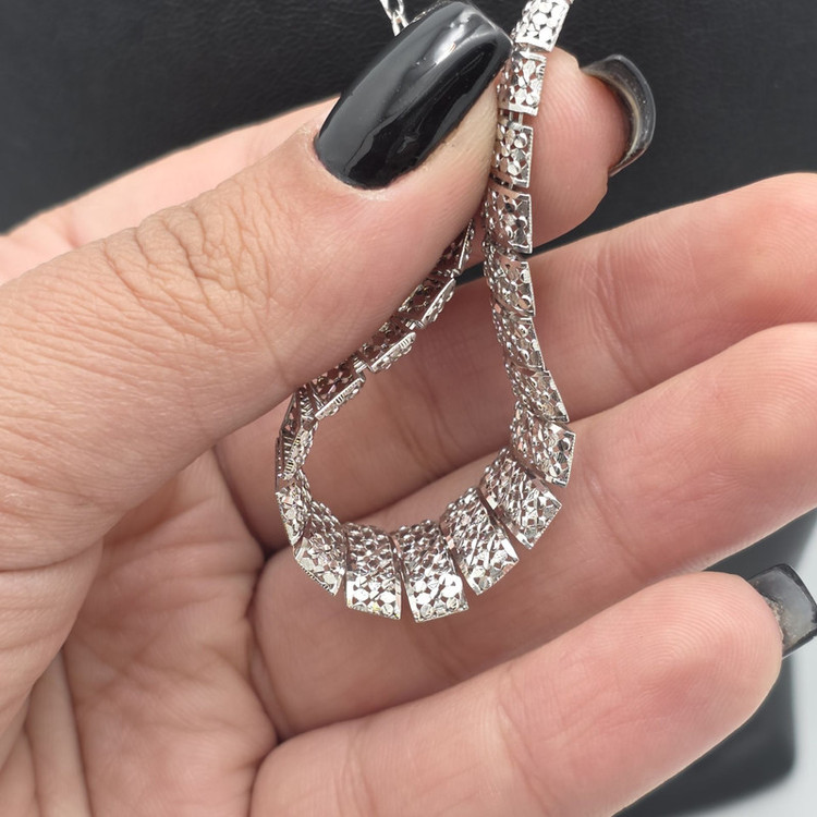 نیم ست طلا کم اجرت 18 عیار زنانه طلا و شمش برلیان مدل تراش