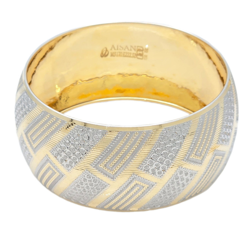 تک‌پوش طلا کم اجرت 18 عیار زنانه طلا و شمش برلیان مدل برلیان سایز 3