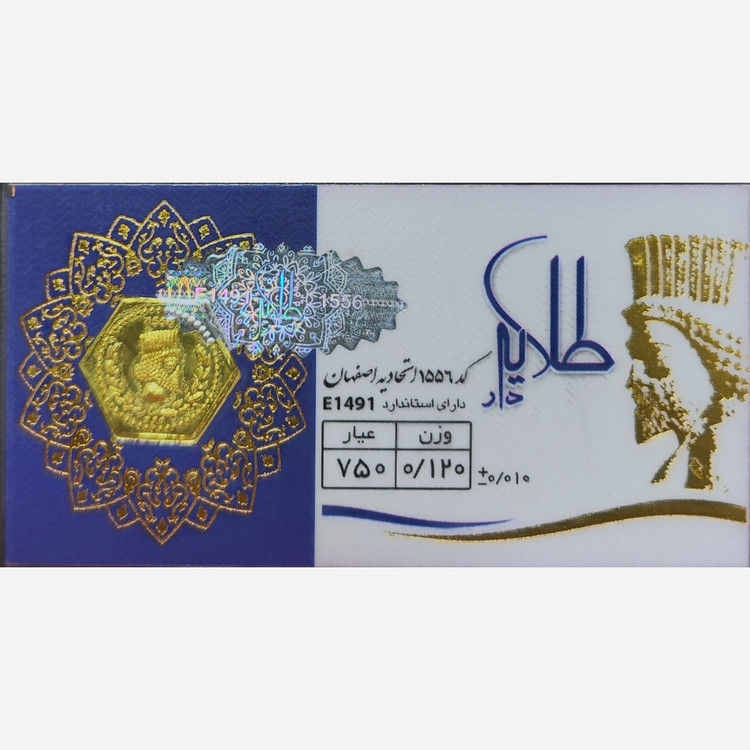 سکه طلا پارسیان طلایه دار 120 سوت
