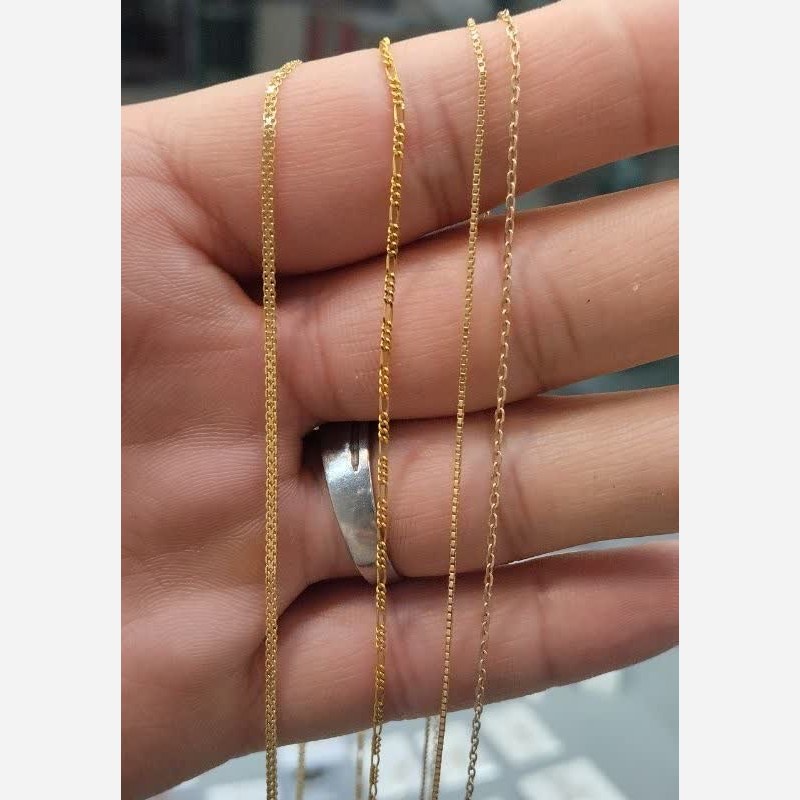 زنجیر طلا ظریف و بسیار شیک 350سوت قسطی