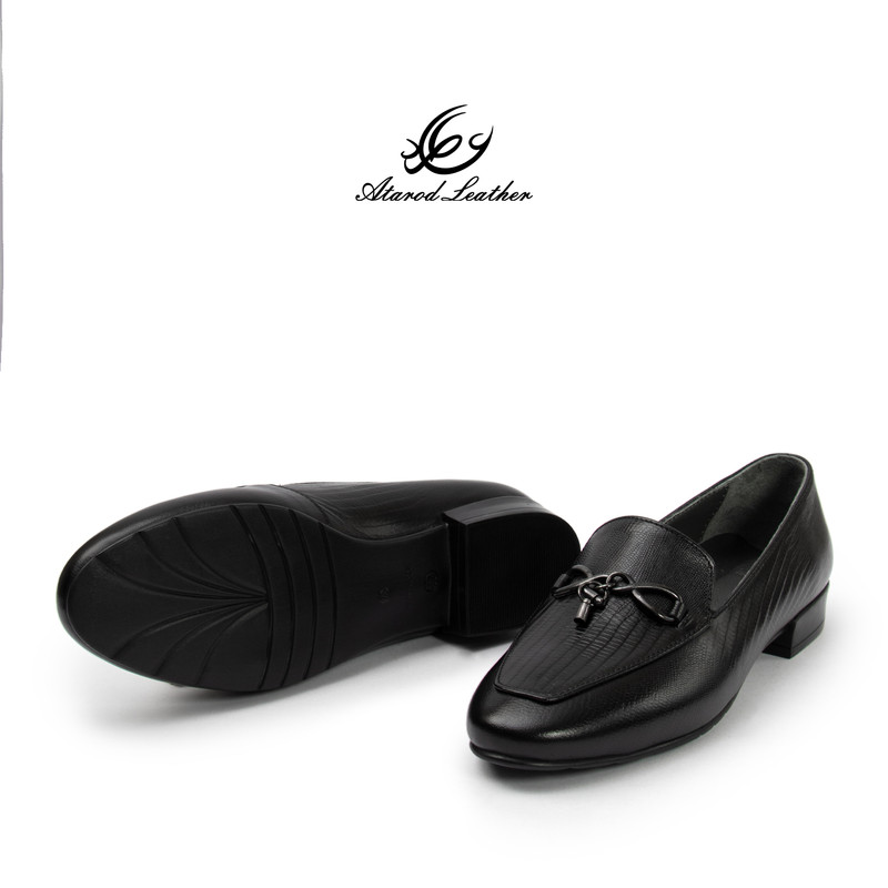 کفش زنانه چرم عطارد مدل چرم طبیعی کد SH343