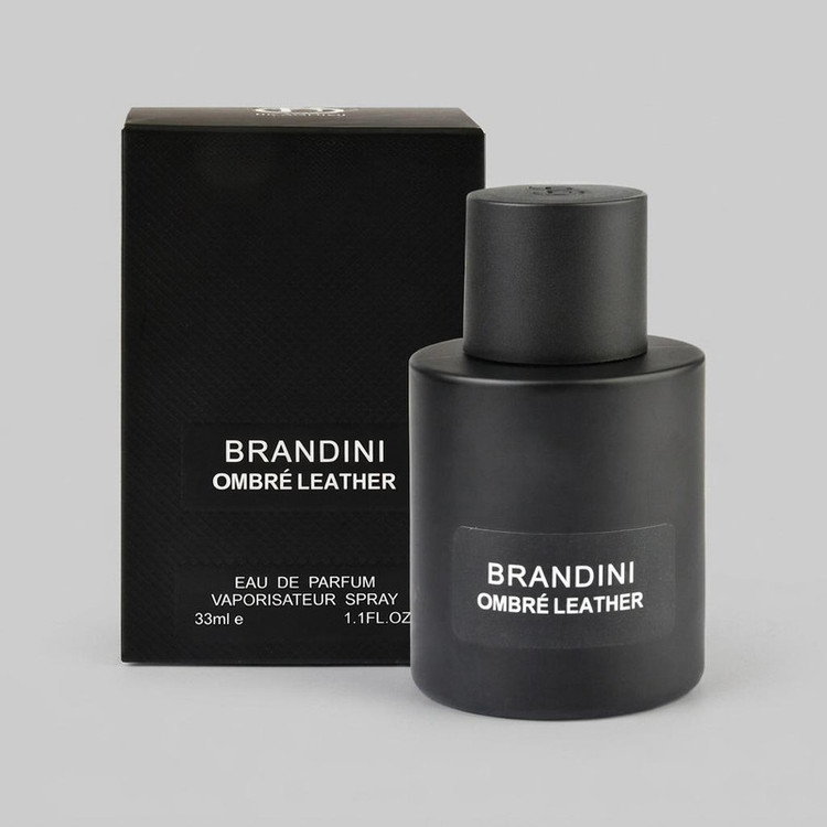عطر جیبی مردانه برندینی مدل OMBRE LEATHER با رایحه گرم حجم 33 میلیلیتر