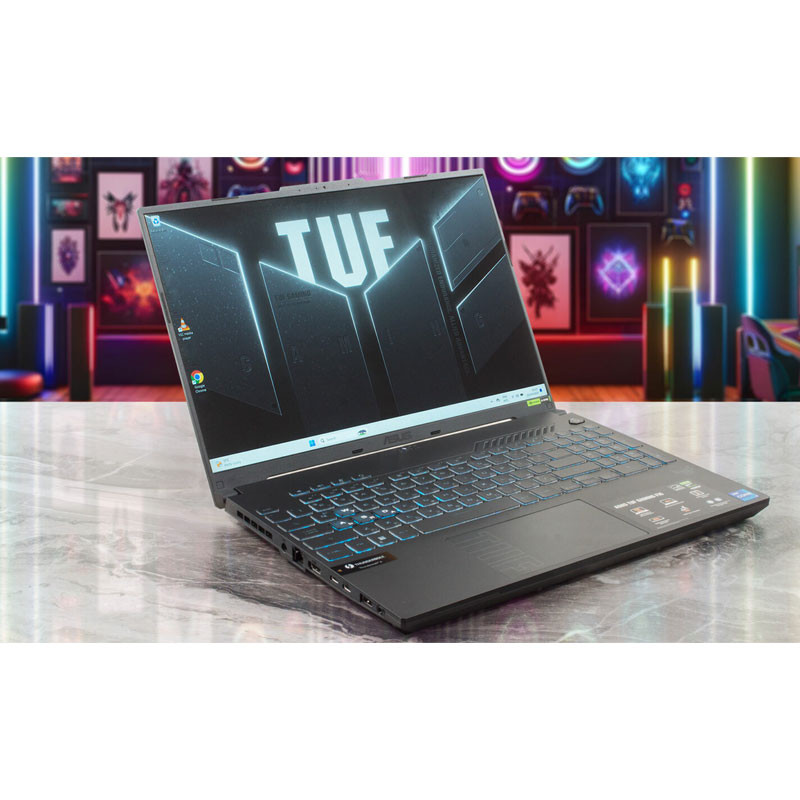 لپ تاپ 16 اینچی ایسوس مدل TUF Gaming F16 FX608JHR-Core i7 14650HX-RTX5050 8GB-16GB DDR5 5600MHz-1TB SSD-WUXGA 165Hz