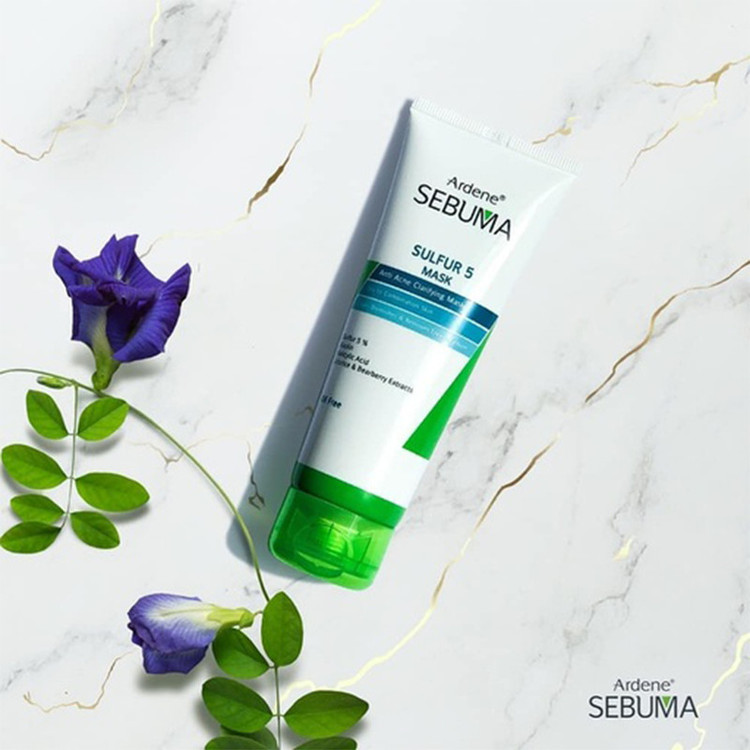 ماسک صورت آردن سبوما مدل Sulfur 5 حجم 75 میلیلیتر مناسب پوست مختلط با خاصیت ضد جوش، پاکسازی منافذ، جذب چربی اضافه، ال...