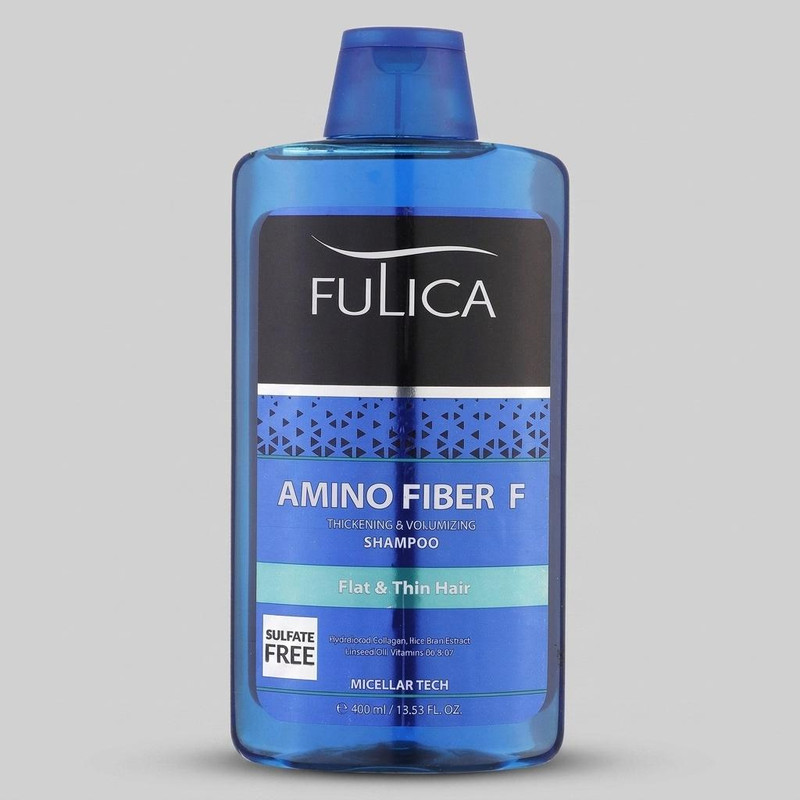 شامپو تقویتکننده مو فولیکا مخصوص موهای کمحجم و نازک، حجم 400 میلیلیتر مدل Amino Fiber، حاوی ویتامینهای B7 و B6، بدون ...