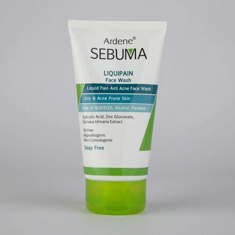 مایع شستوشوی صورت آردن سبوما مدل Liquipain حجم 150 میلیلیتر